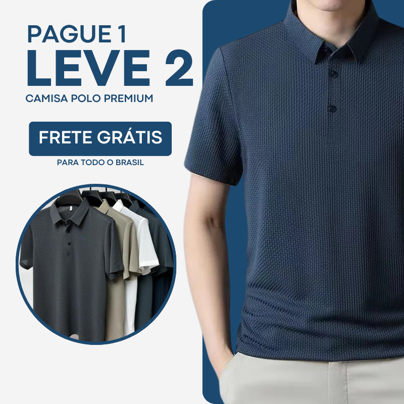 Camisa Polo Fresh Seda Gelo - [PAGUE 1 LEVE 2]