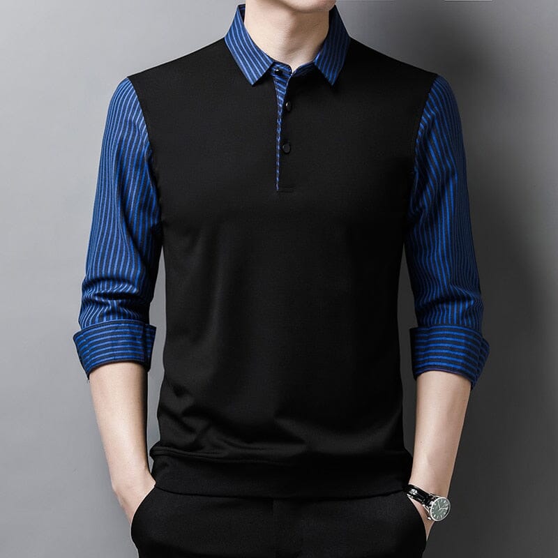 Camisa Masculina com Listras Contemporary Class